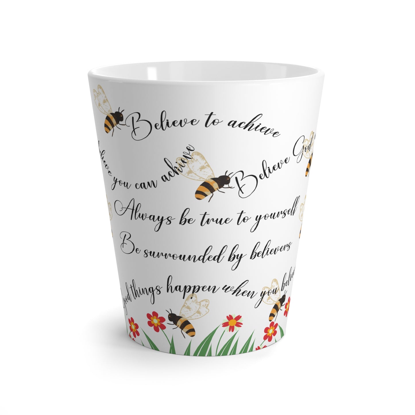 Believe Latte Mug