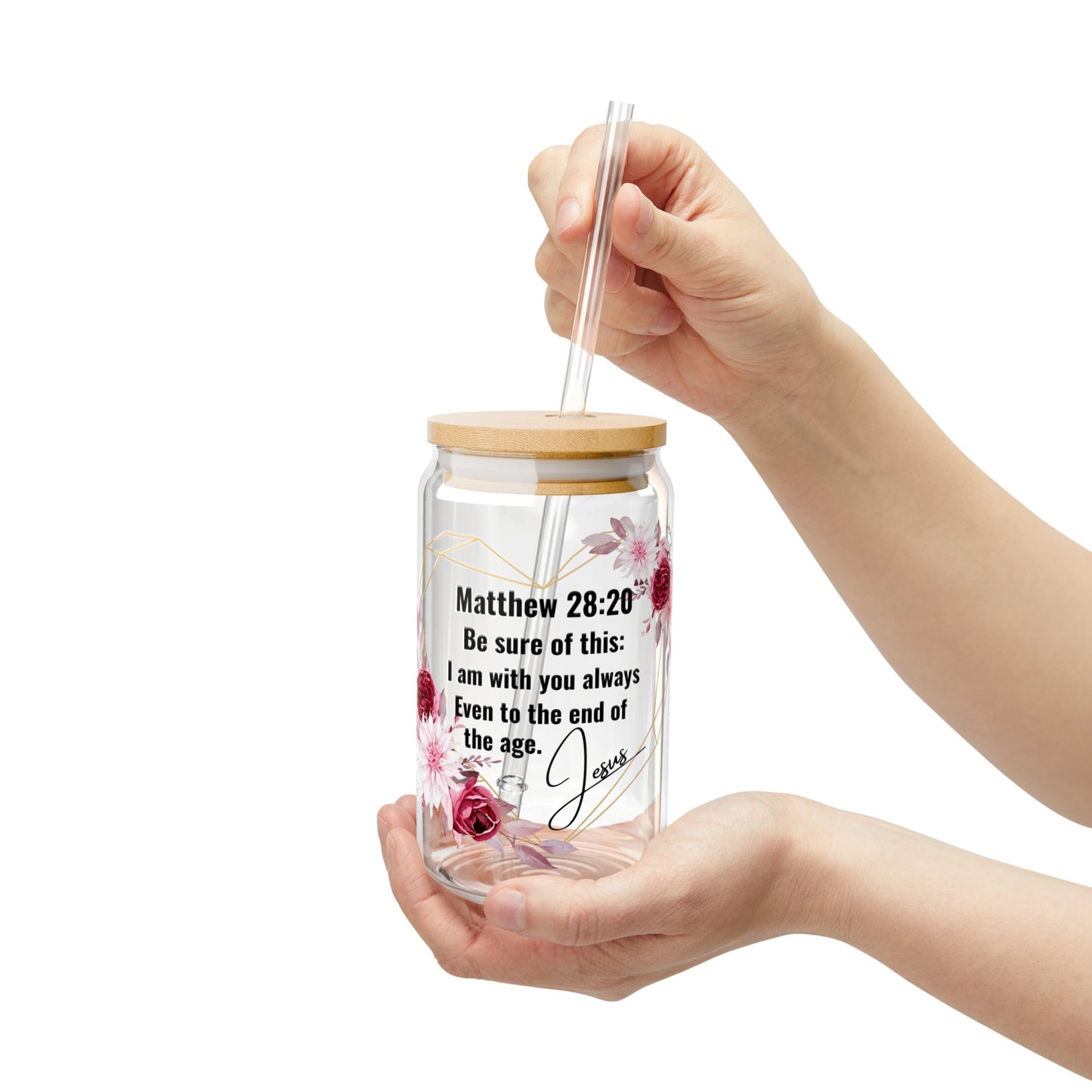 Be Sure Sipper Glass, 16oz