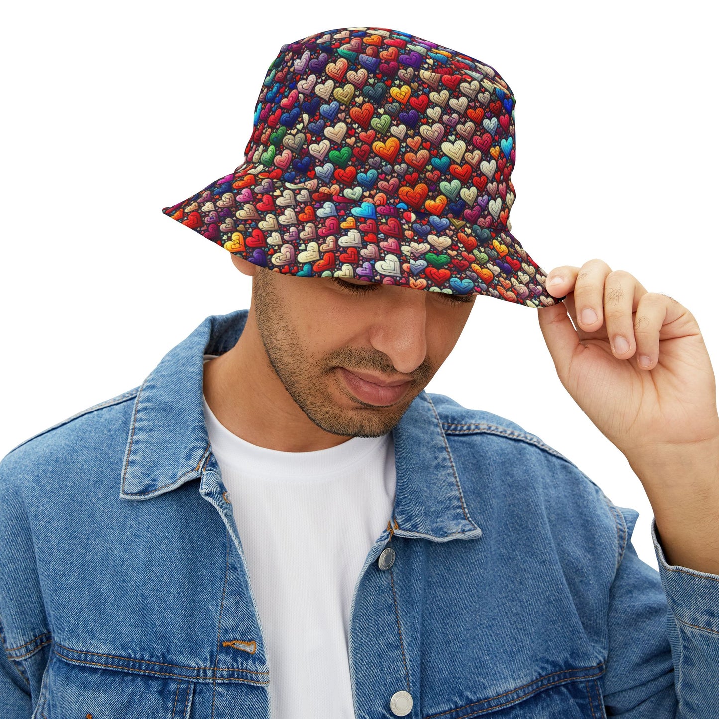 Hearts of Color Bucket Hat