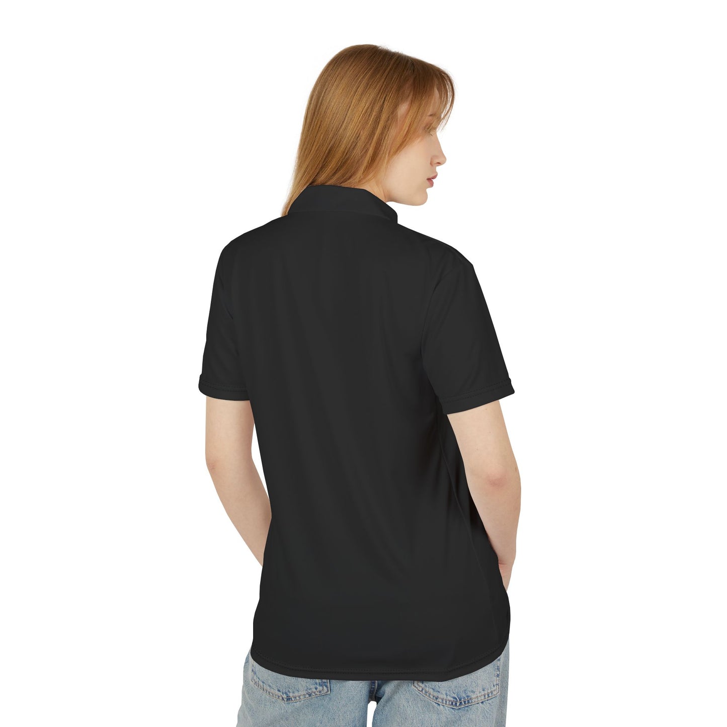 JESUS Black Polo Shirt