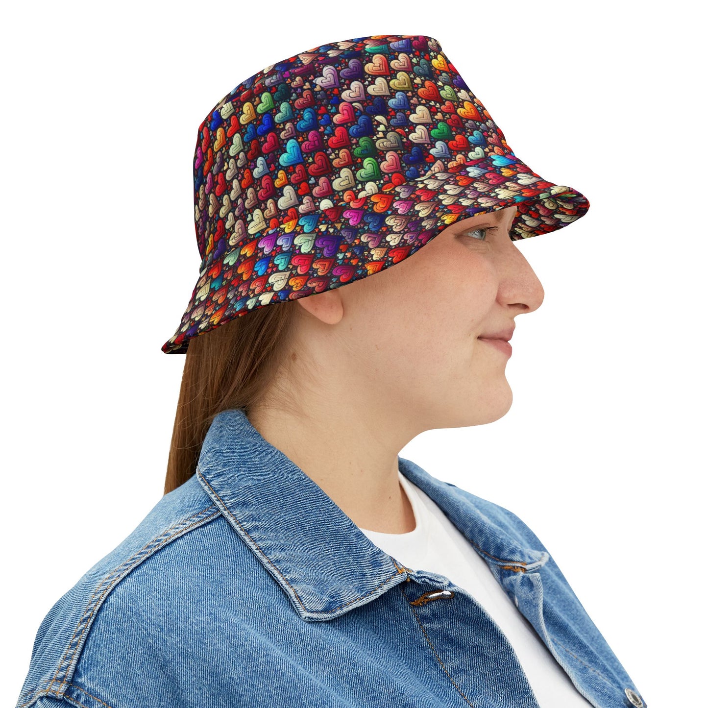 Hearts of Color Bucket Hat