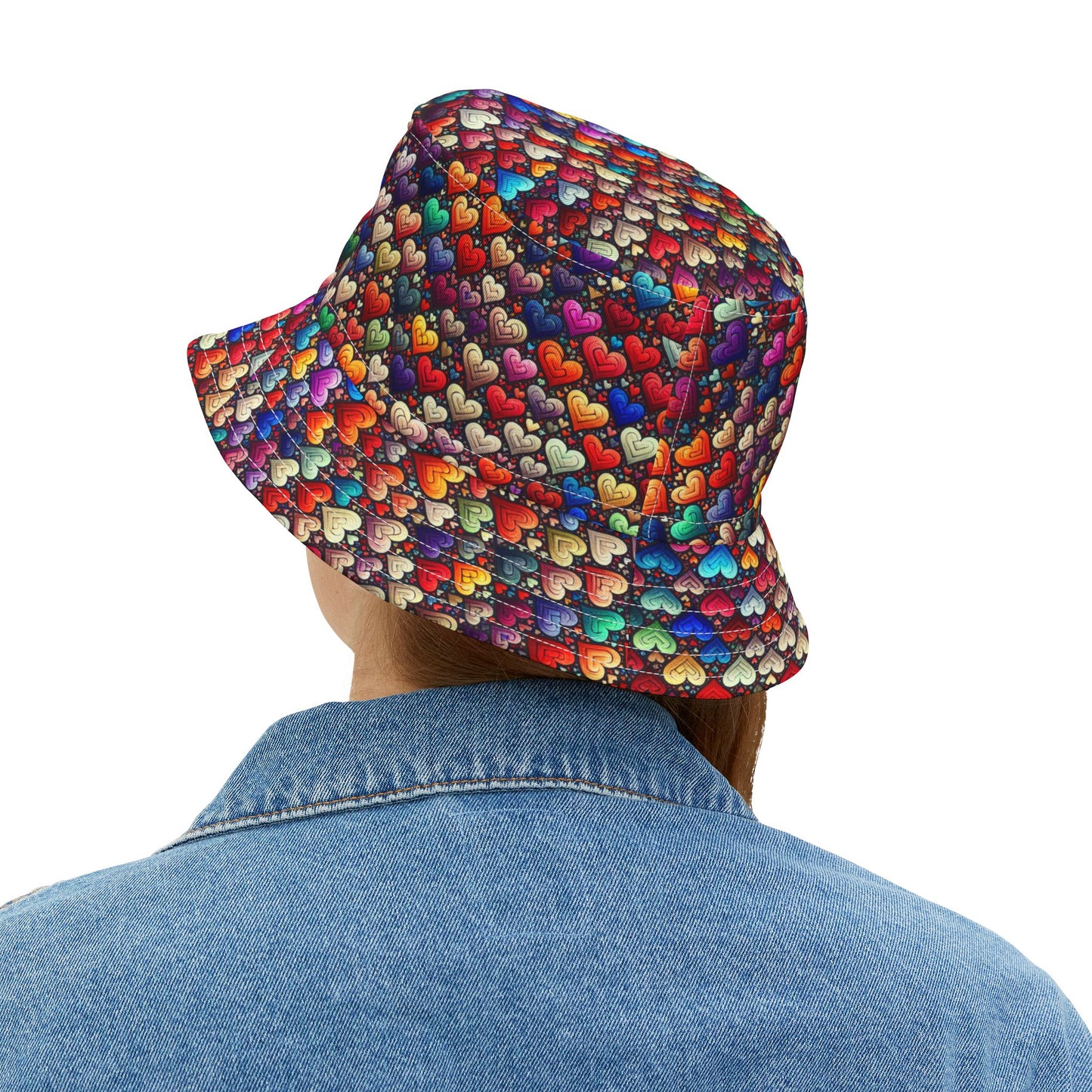 Hearts of Color Bucket Hat