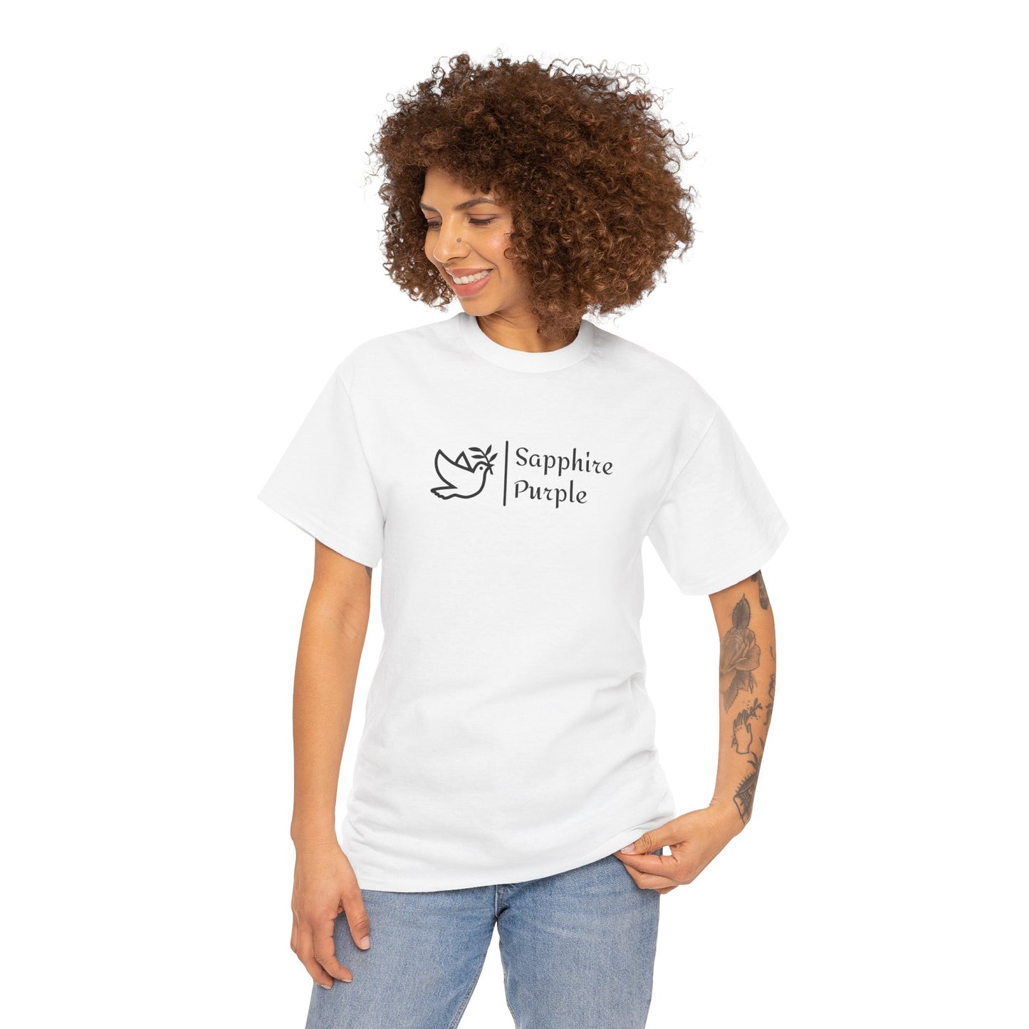 Sapphire Purple Brand Cotton Tee