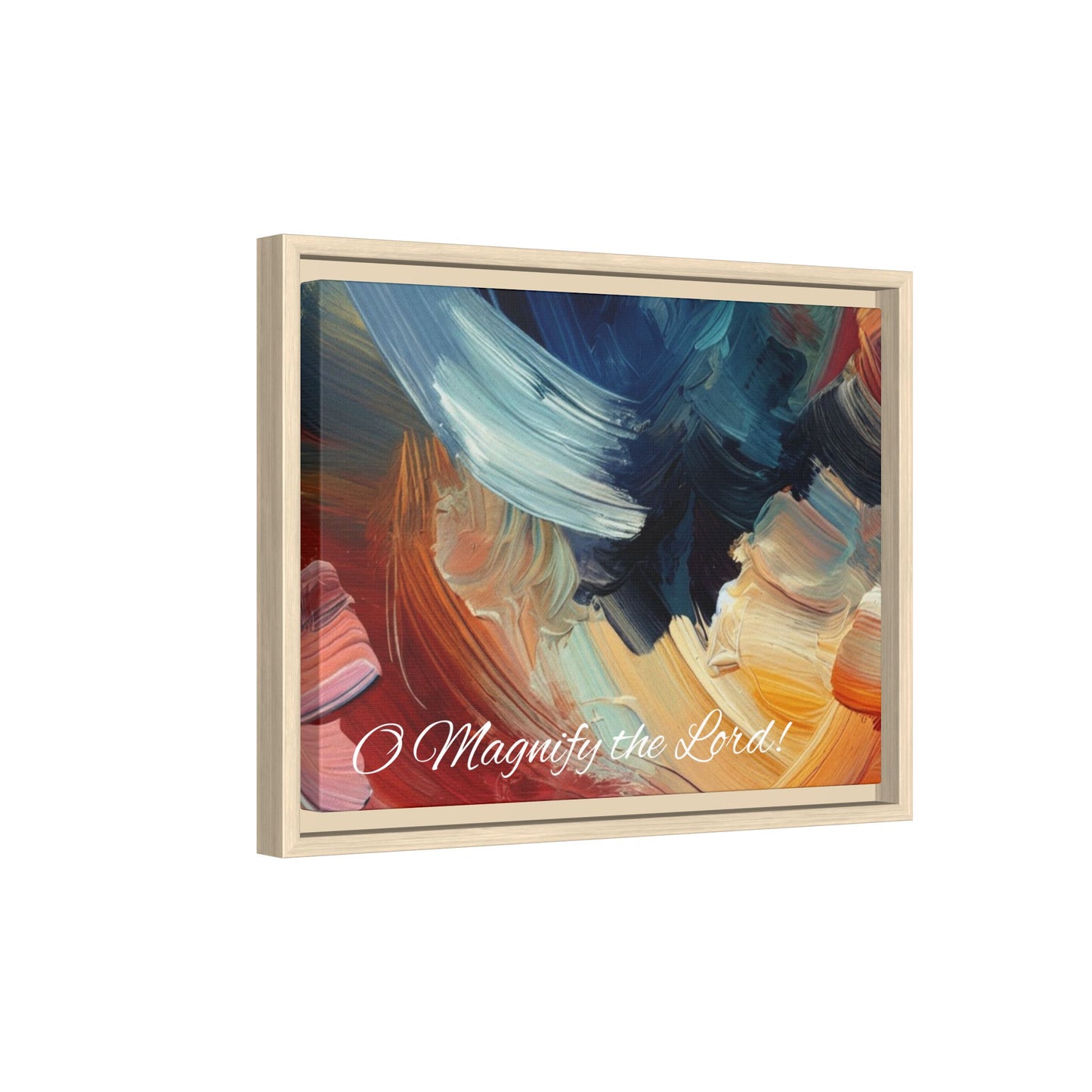O Magnify The Lord Framed Matte Canvas