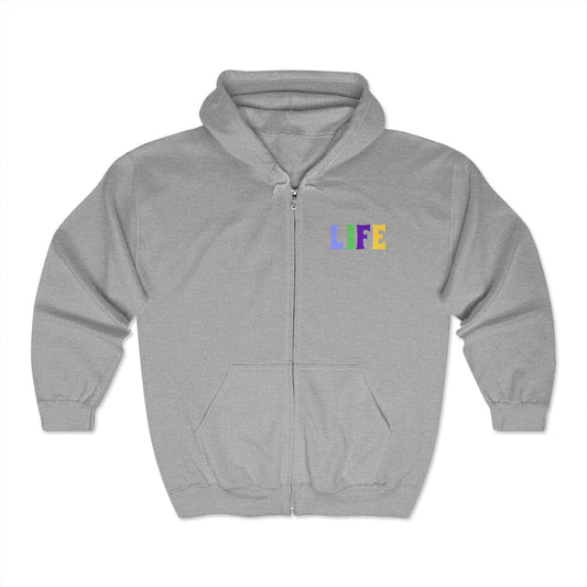LIFE Full Zip Hooded Sweatshirt