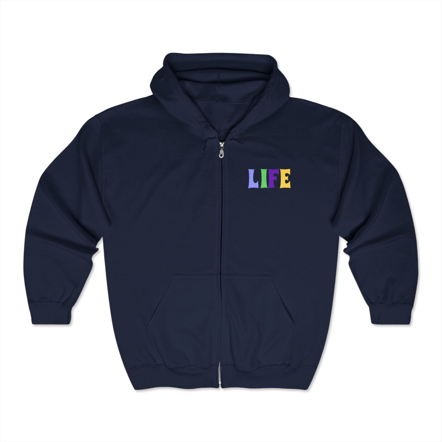 LIFE Full Zip Hooded Sweatshirt