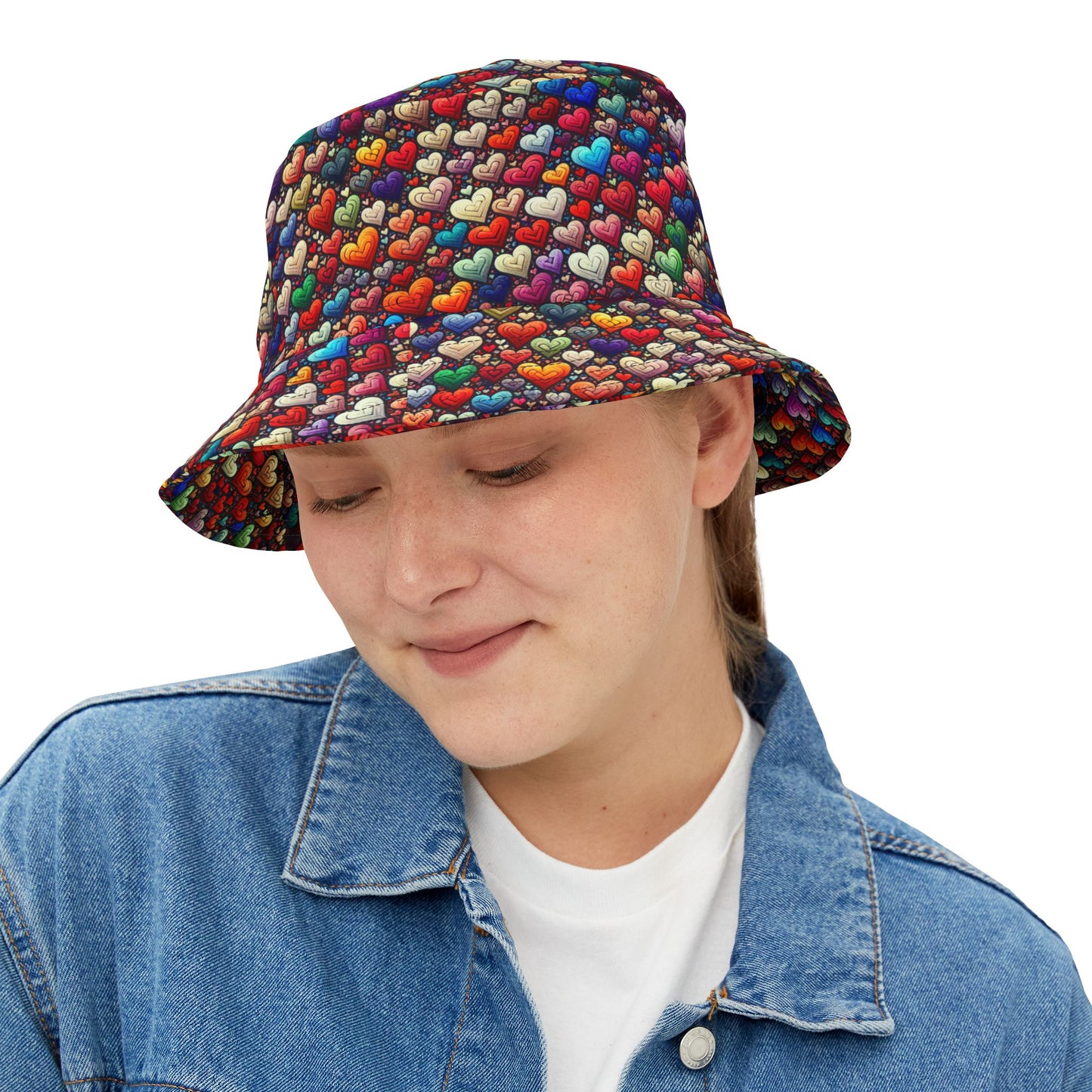 Hearts of Color Bucket Hat