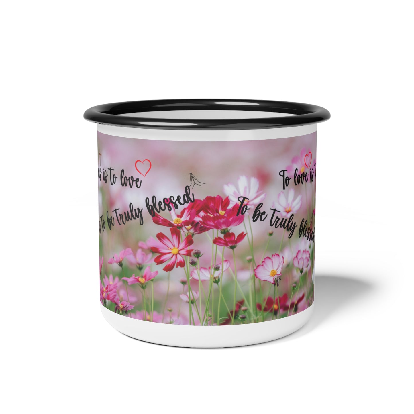 To Know Jesus Inspirational Enamel Camp Cup