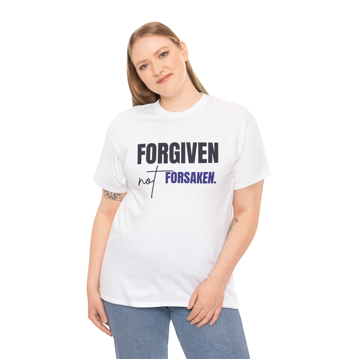 Forgiven Not Forsaken Cotton Tee
