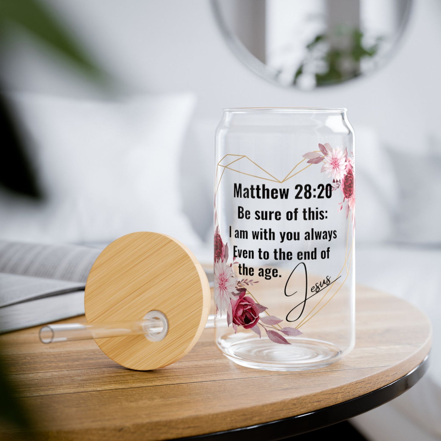 Be Sure Sipper Glass, 16oz
