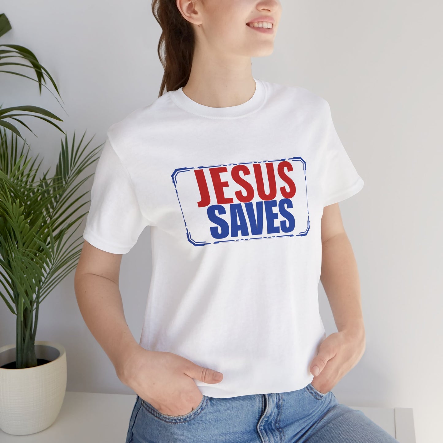Jesus Saves Short Sleeve Tee