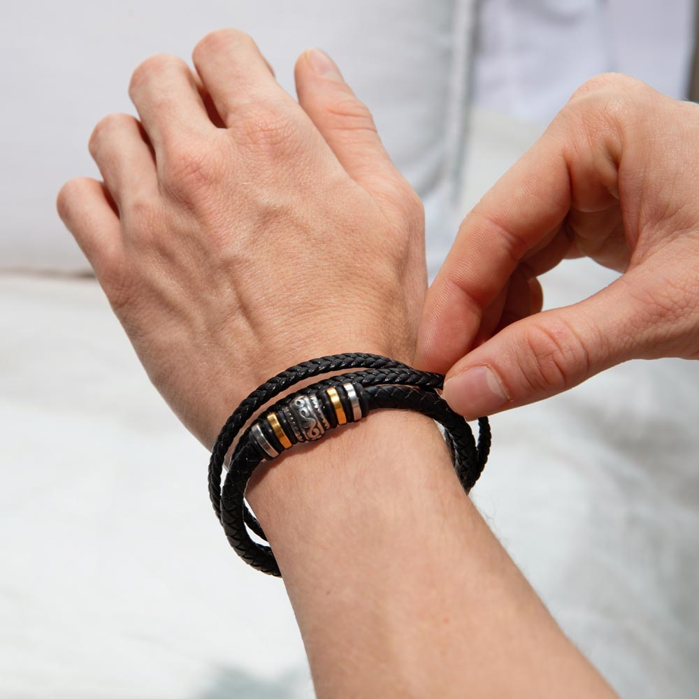 To My Husband "Love You Forever" Bracelet