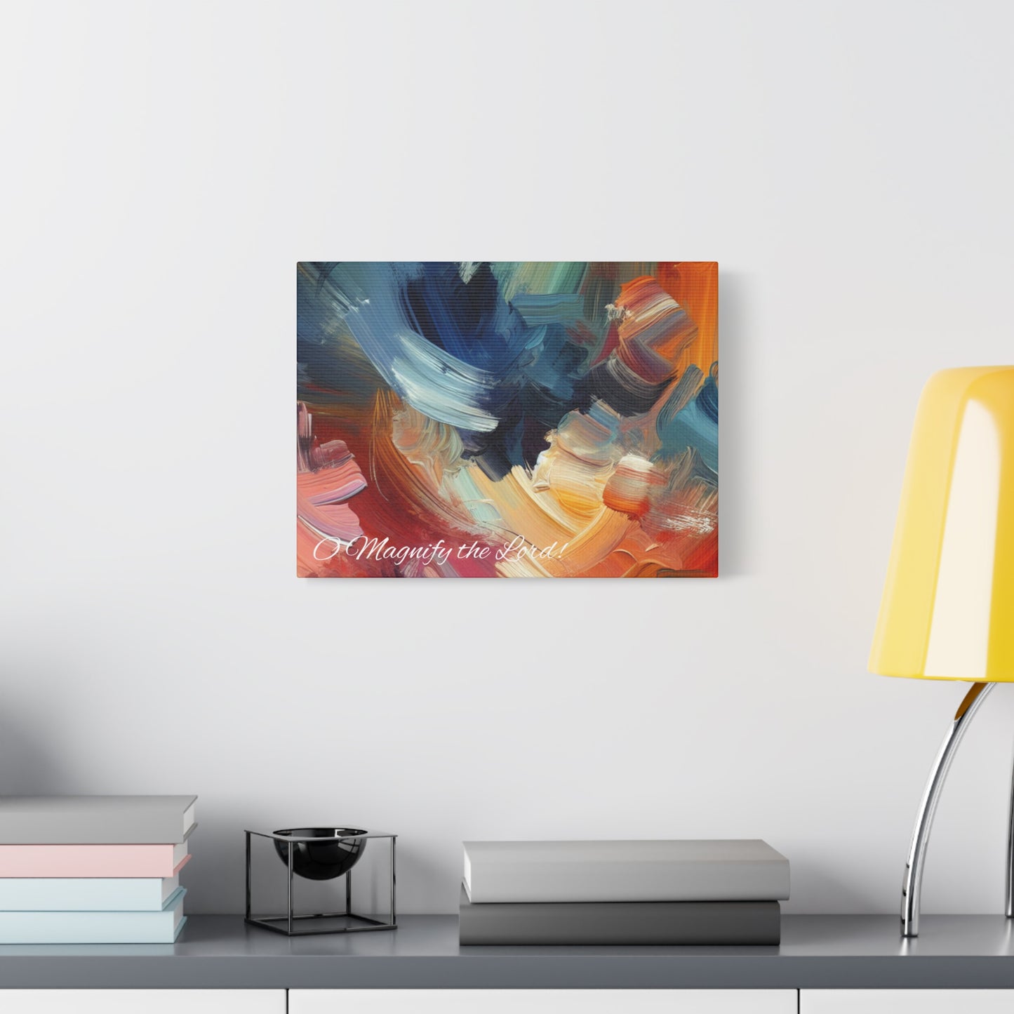 O Magnify The Lord Matte Canvas