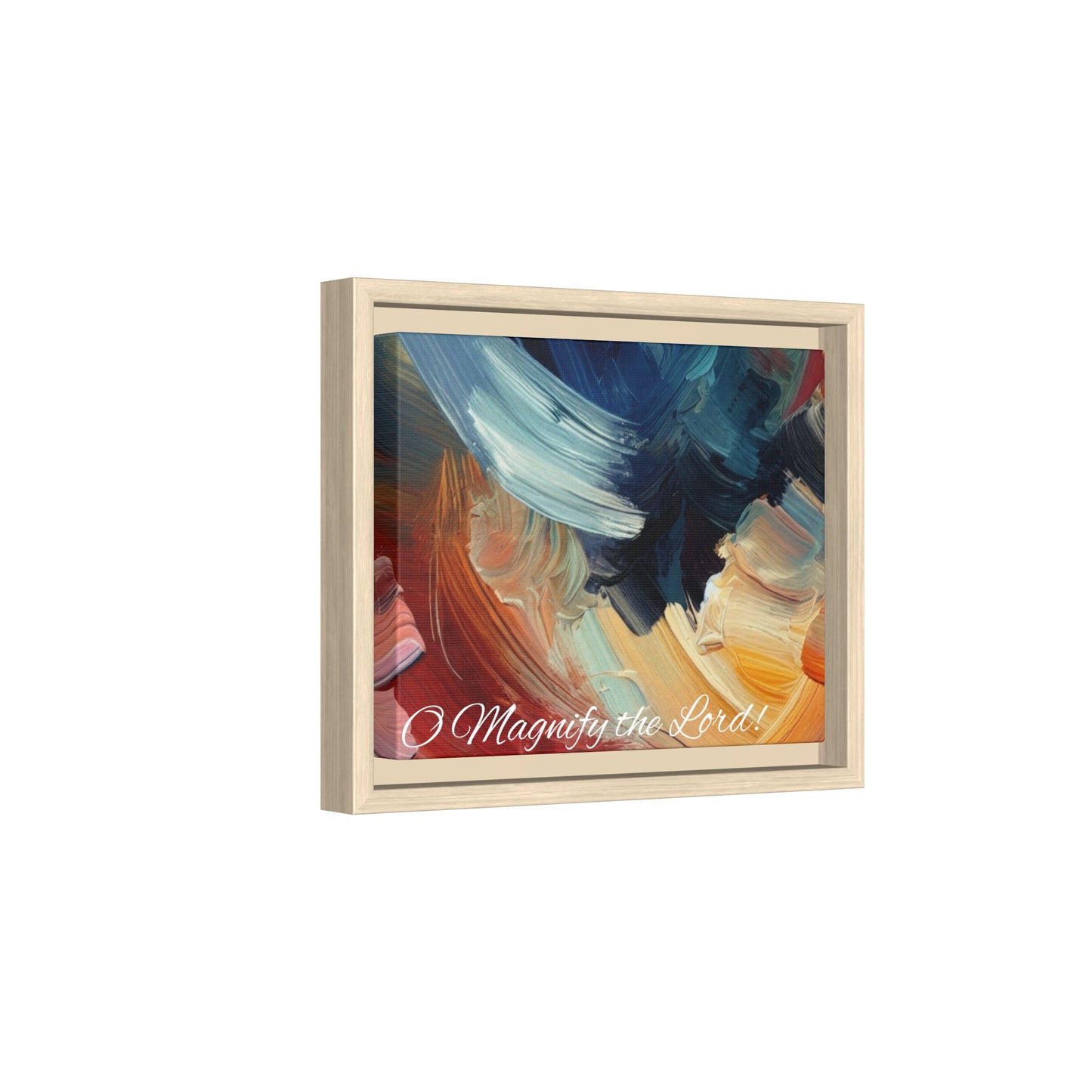 O Magnify The Lord Framed Matte Canvas