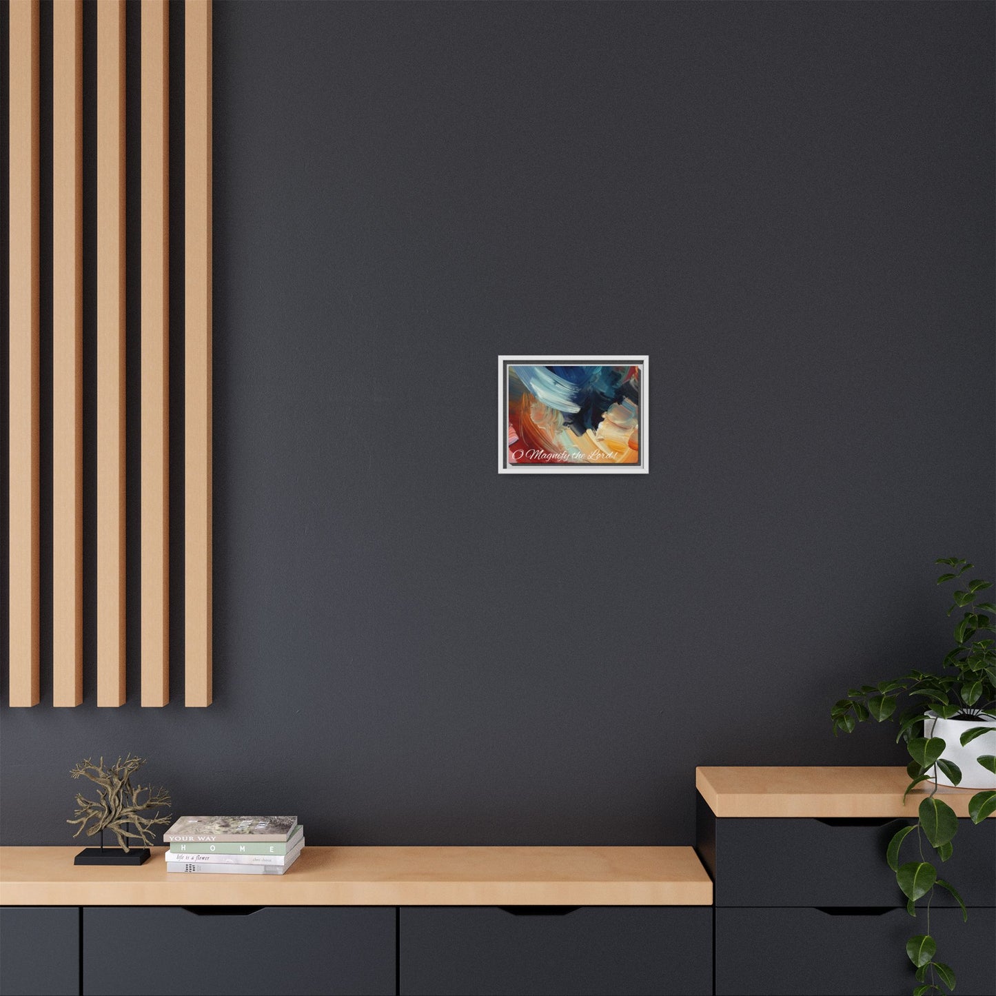 O Magnify The Lord Framed Matte Canvas