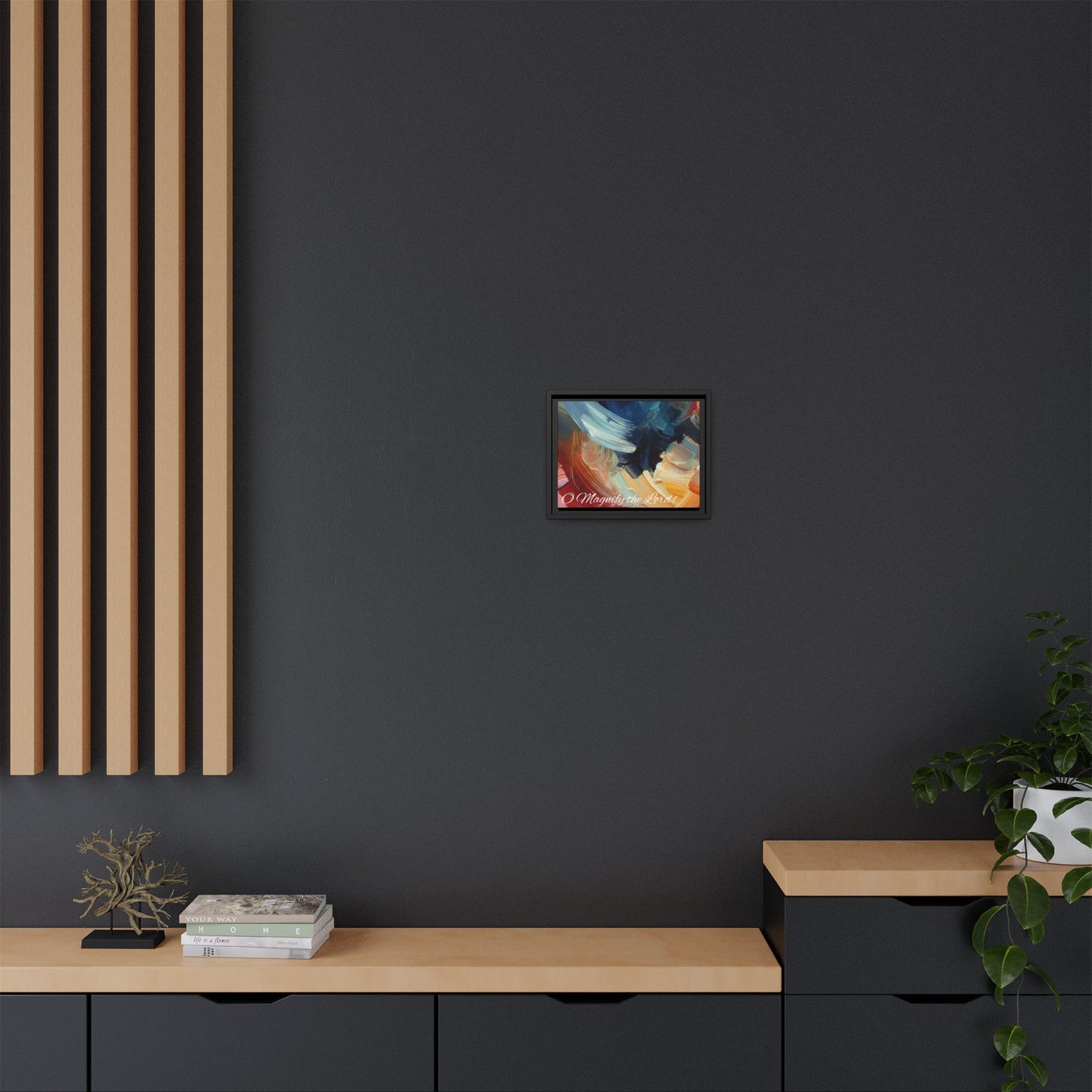 O Magnify The Lord Framed Matte Canvas
