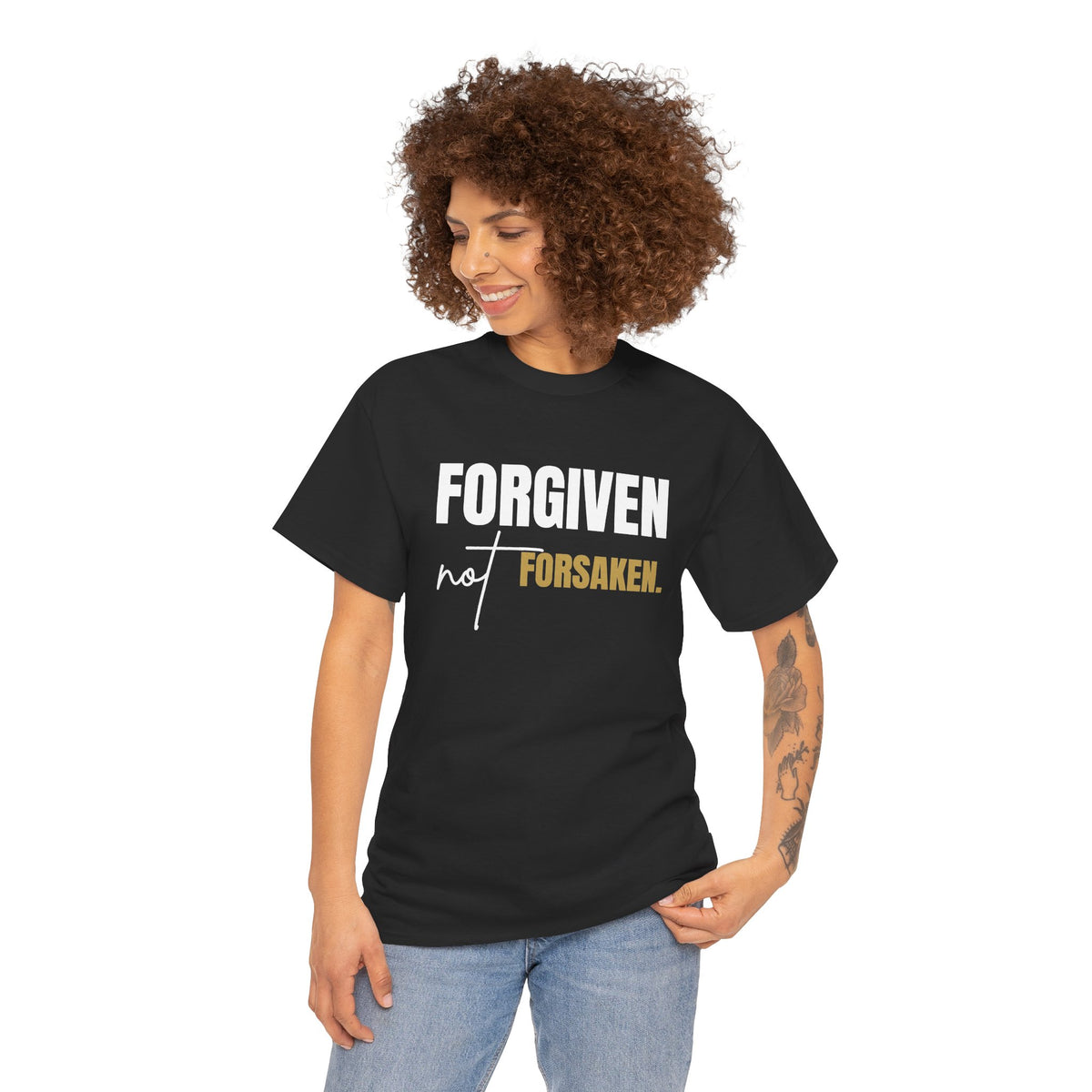 Forgiven Not Forsaken Cotton Tee