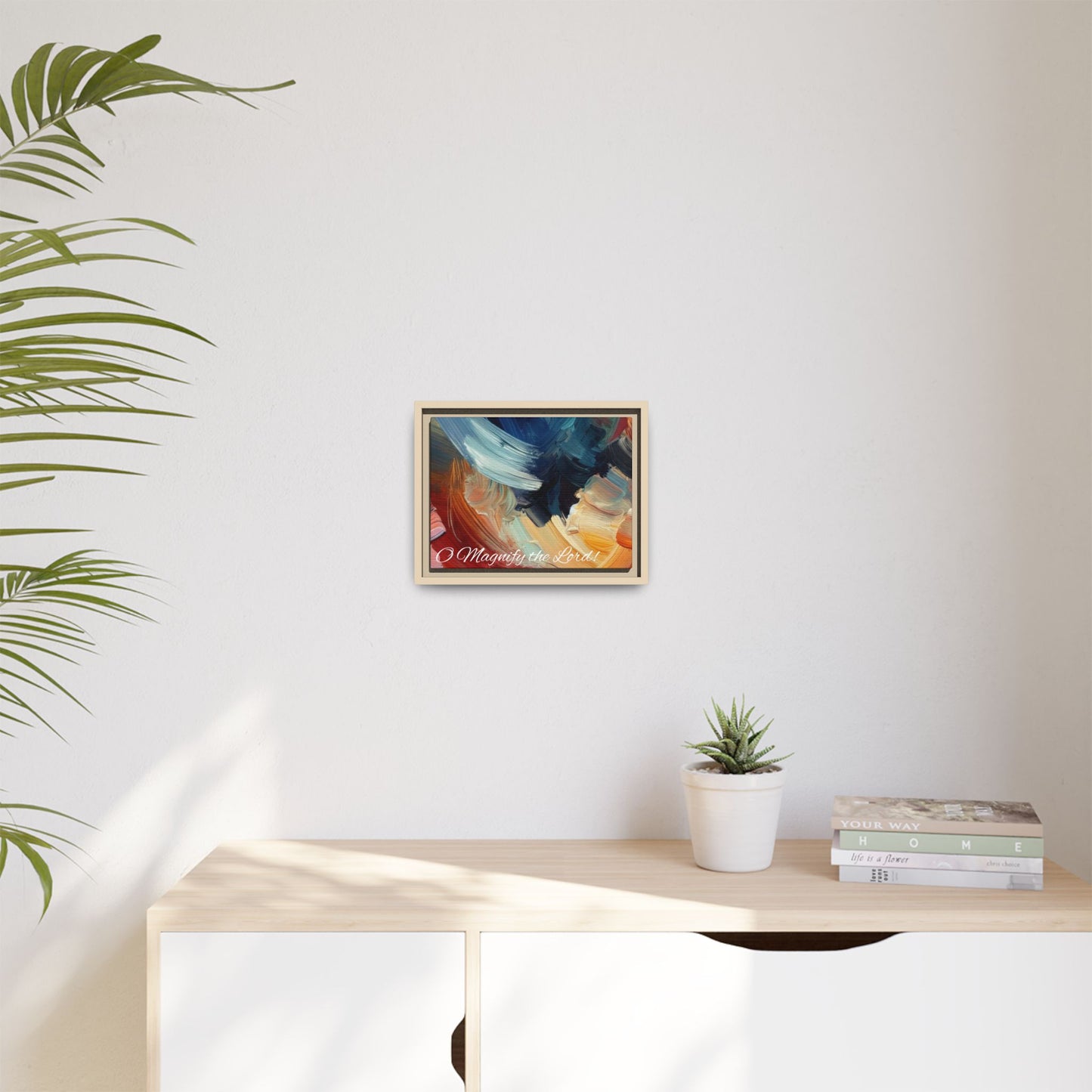 O Magnify The Lord Framed Matte Canvas