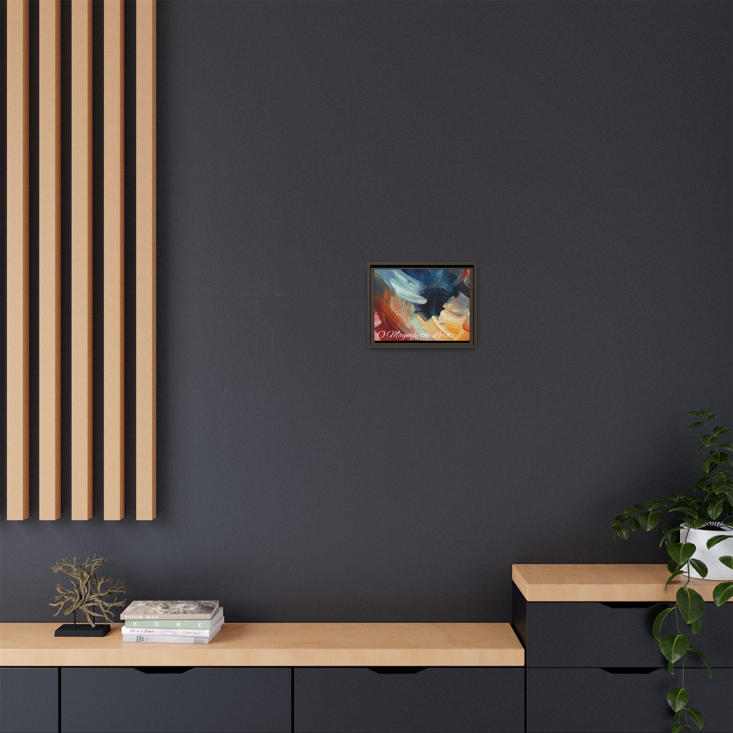 O Magnify The Lord Framed Matte Canvas