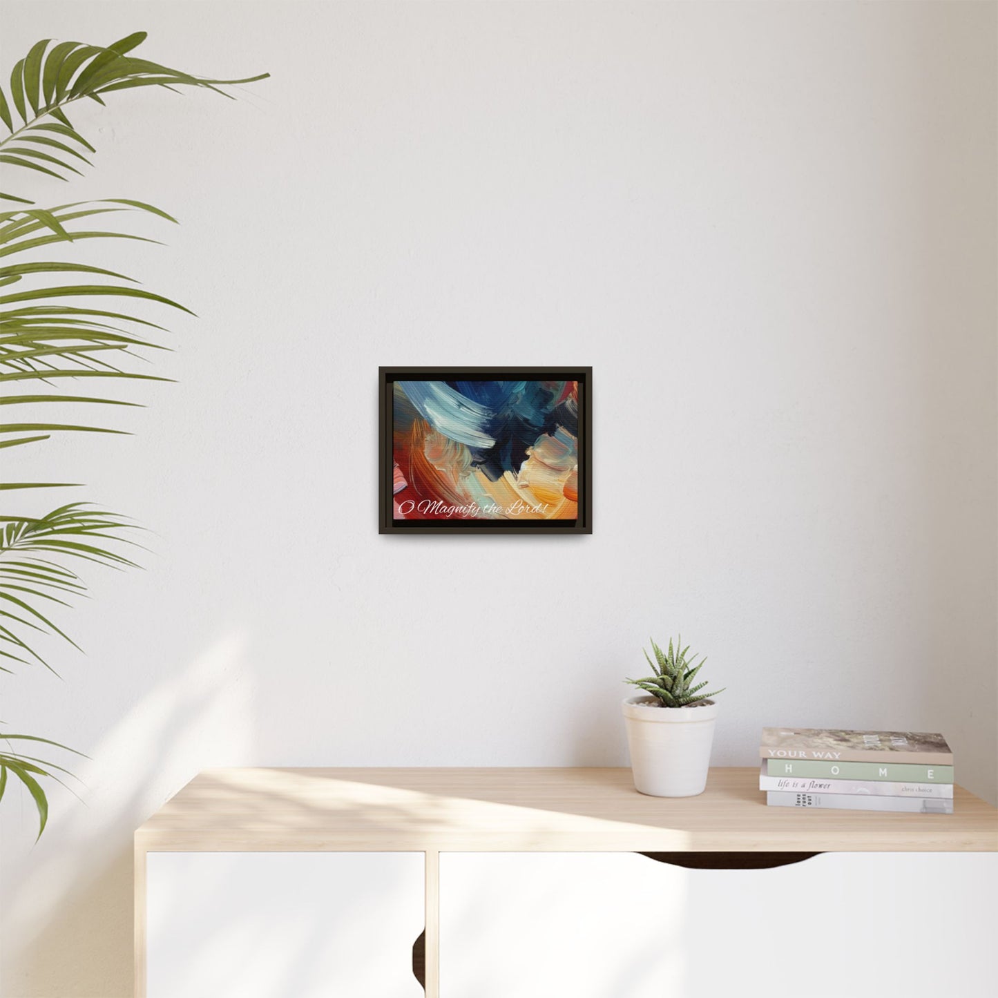 O Magnify The Lord Framed Matte Canvas