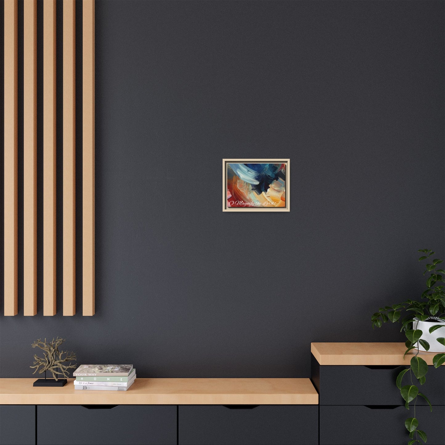 O Magnify The Lord Framed Matte Canvas