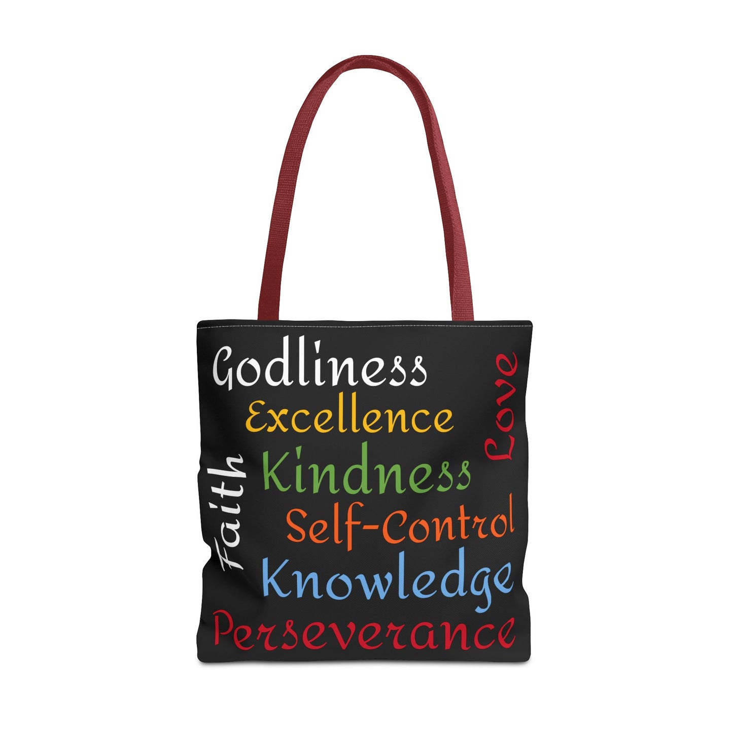 Spiritual Virtues Tote Bag