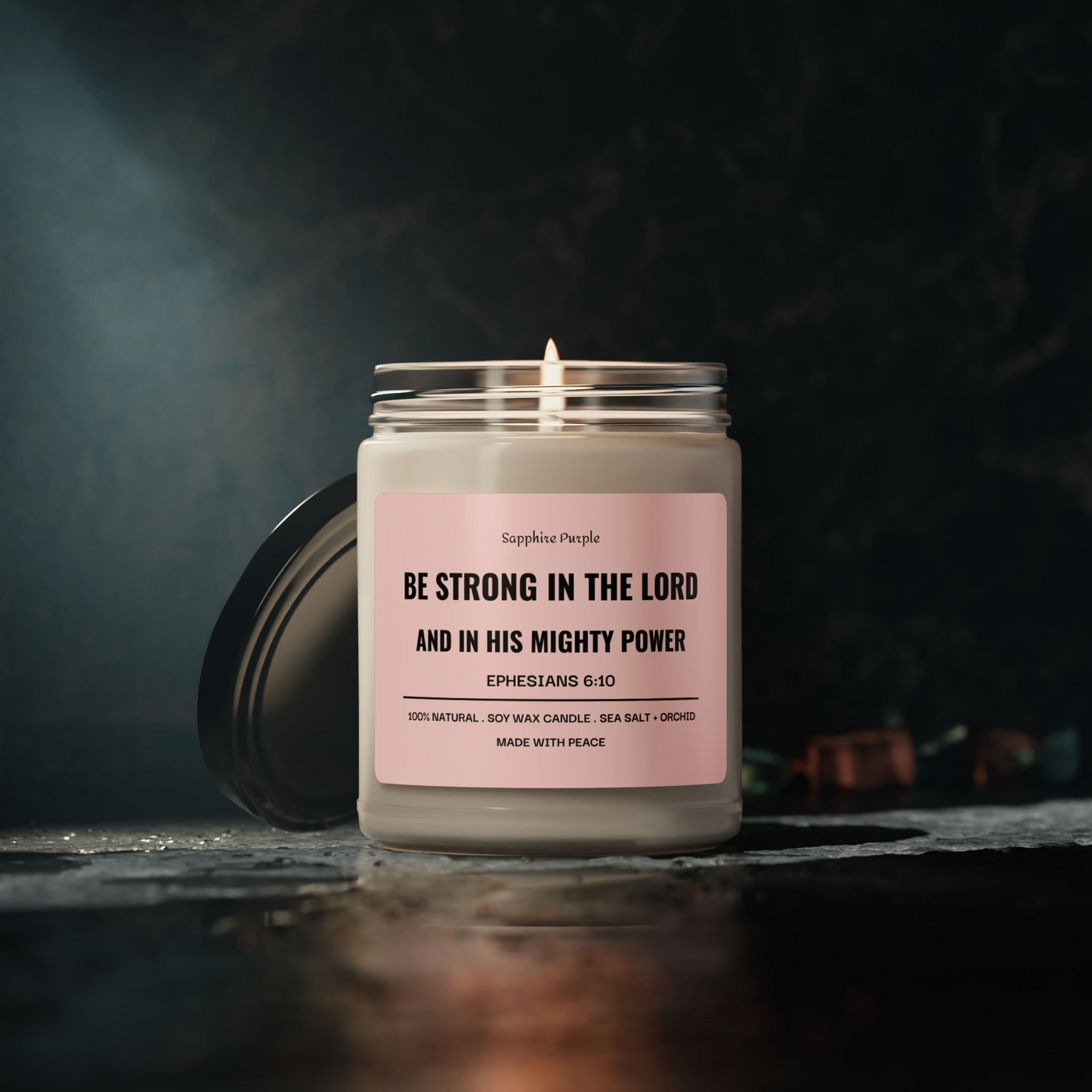The Lord is my Light Scented Soy Candle
