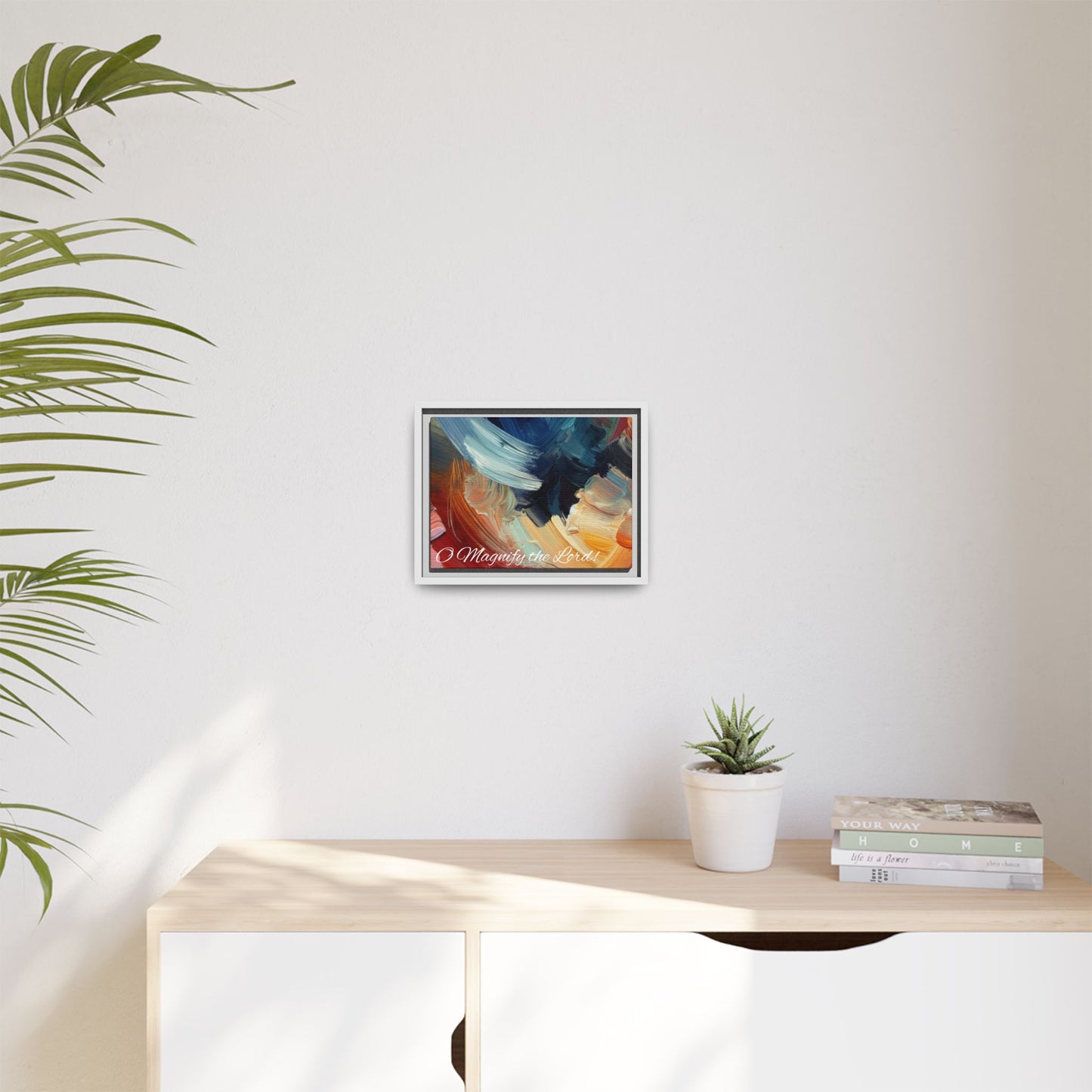 O Magnify The Lord Framed Matte Canvas