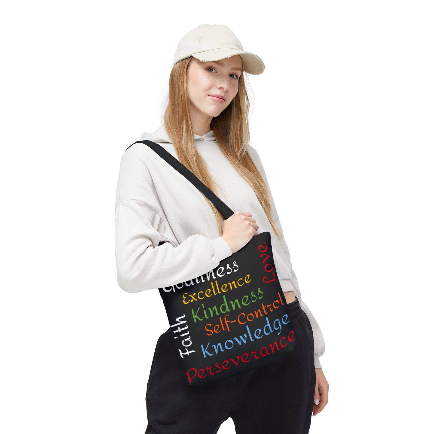 Spiritual Virtues Tote Bag