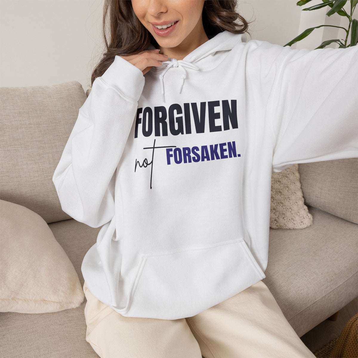 Forgiven Not Forsaken Hooded Sweatshirt