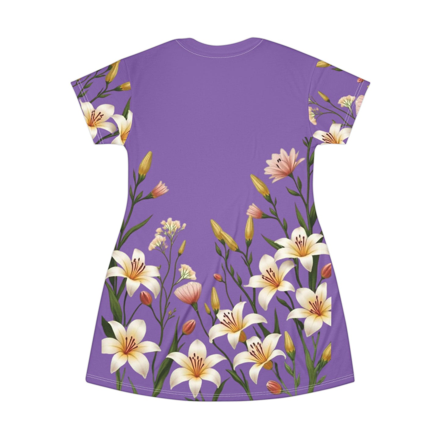 Peace Be Still Floral T-Shirt Dress