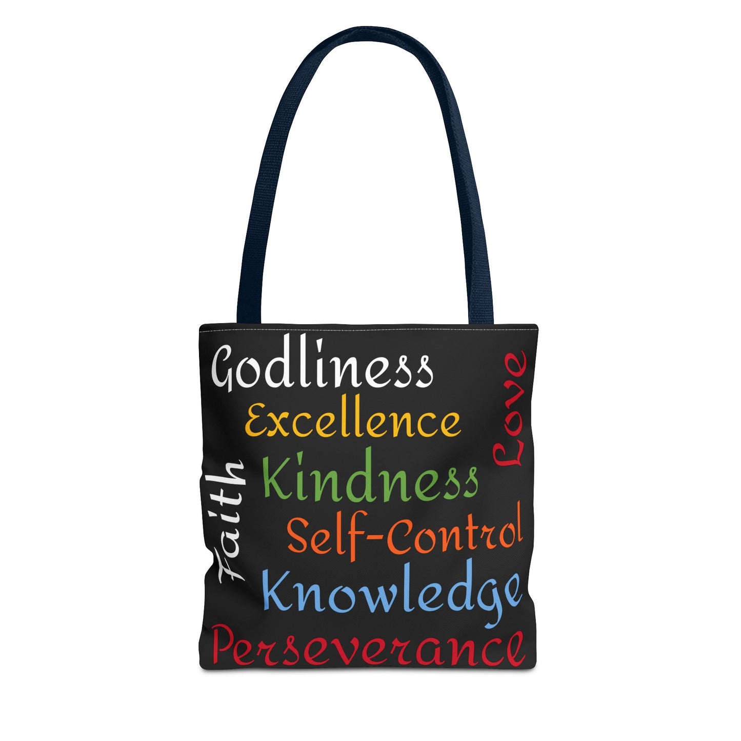Spiritual Virtues Tote Bag