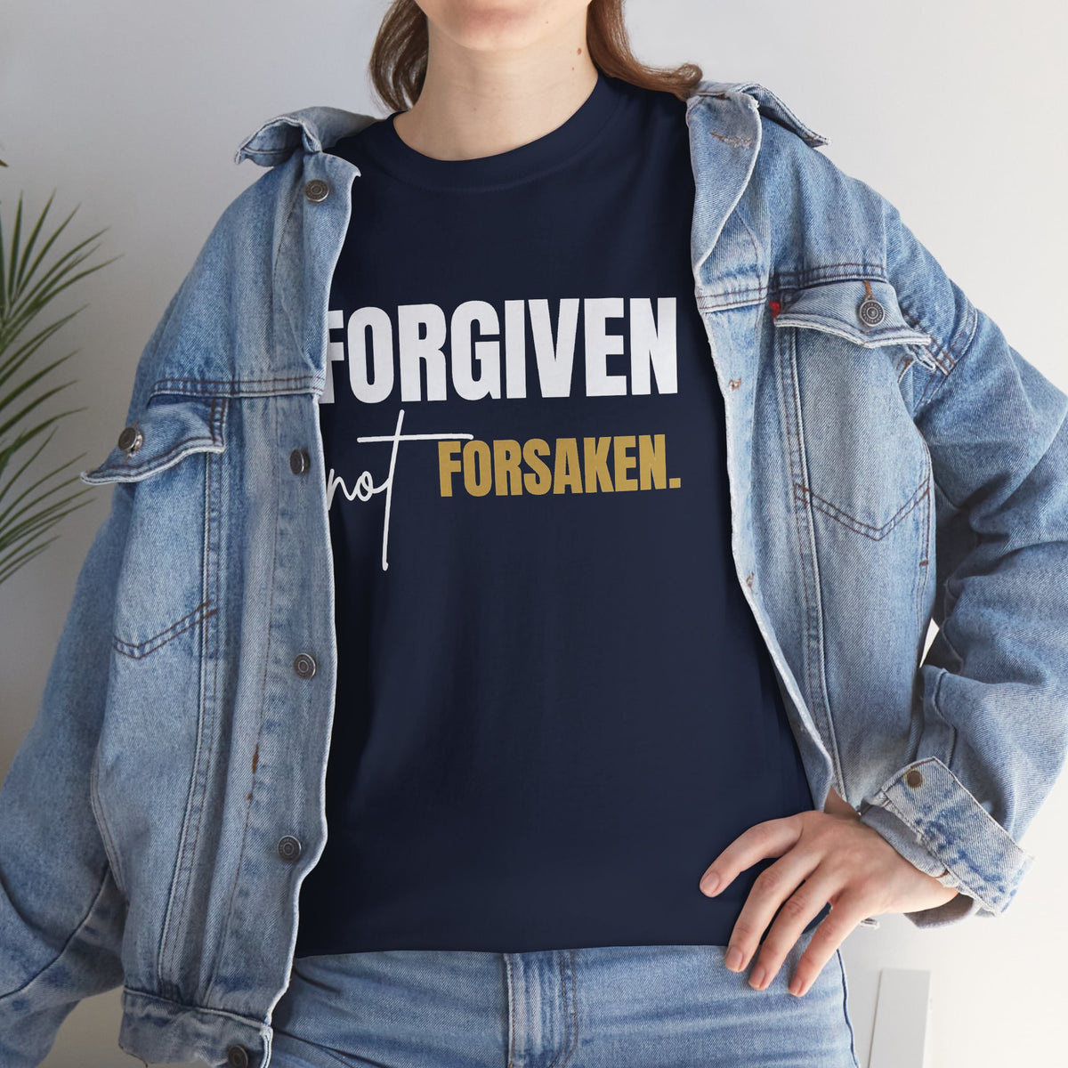 Forgiven Not Forsaken Cotton Tee