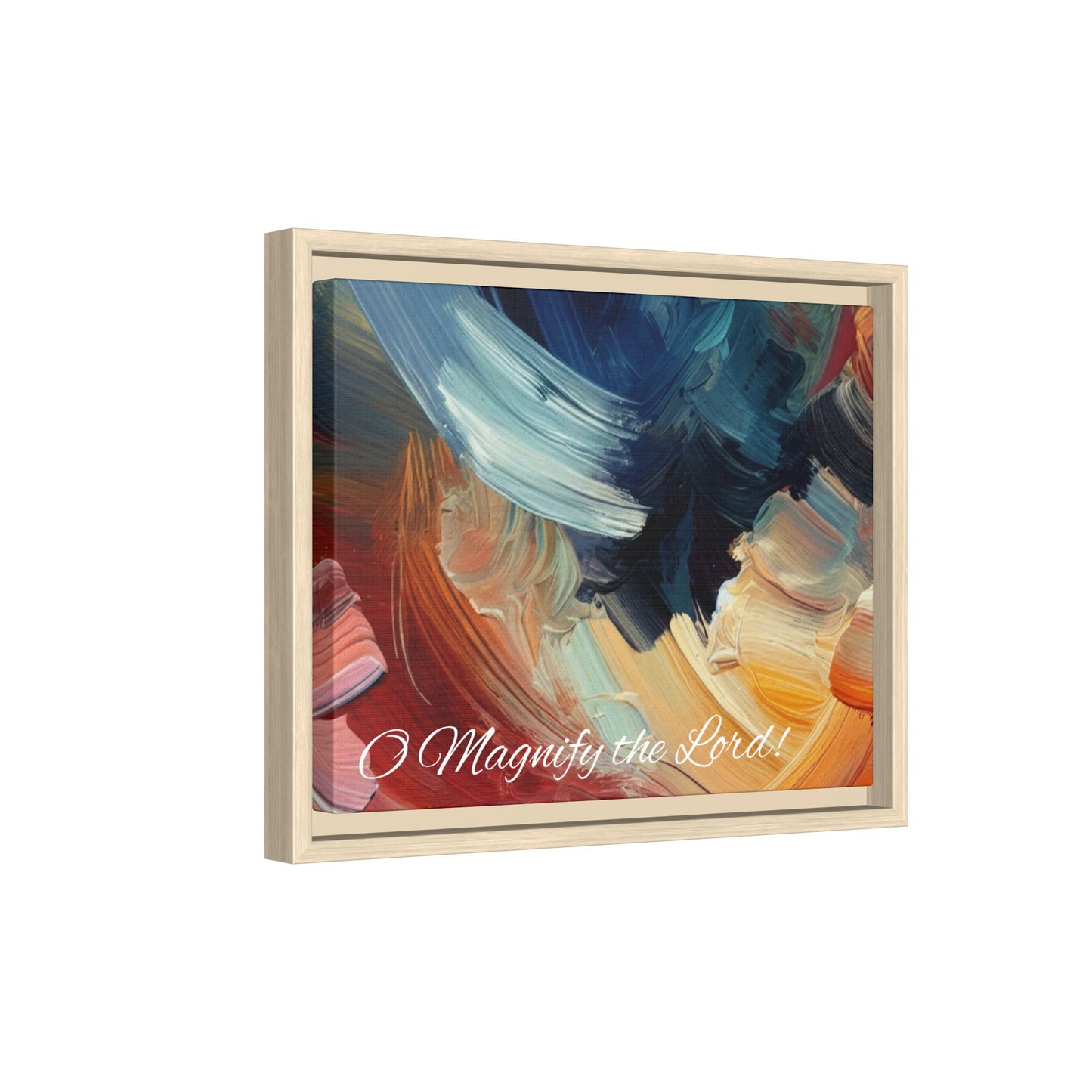 O Magnify The Lord Framed Matte Canvas