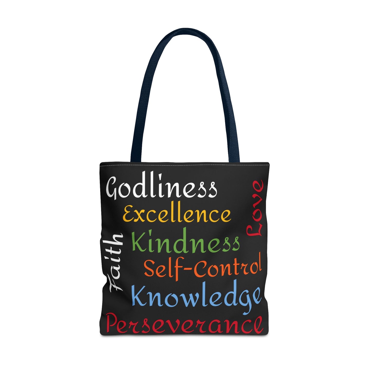 Spiritual Virtues Tote Bag
