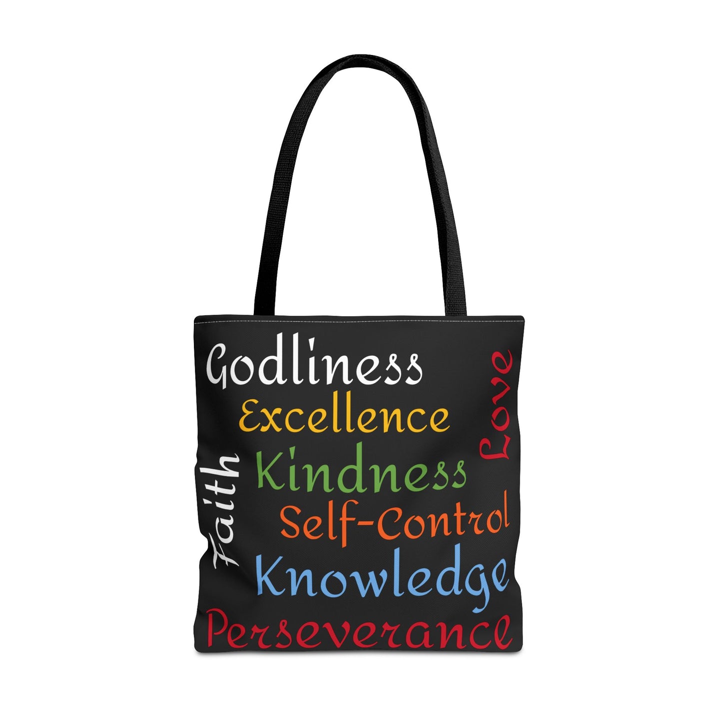 Spiritual Virtues Tote Bag