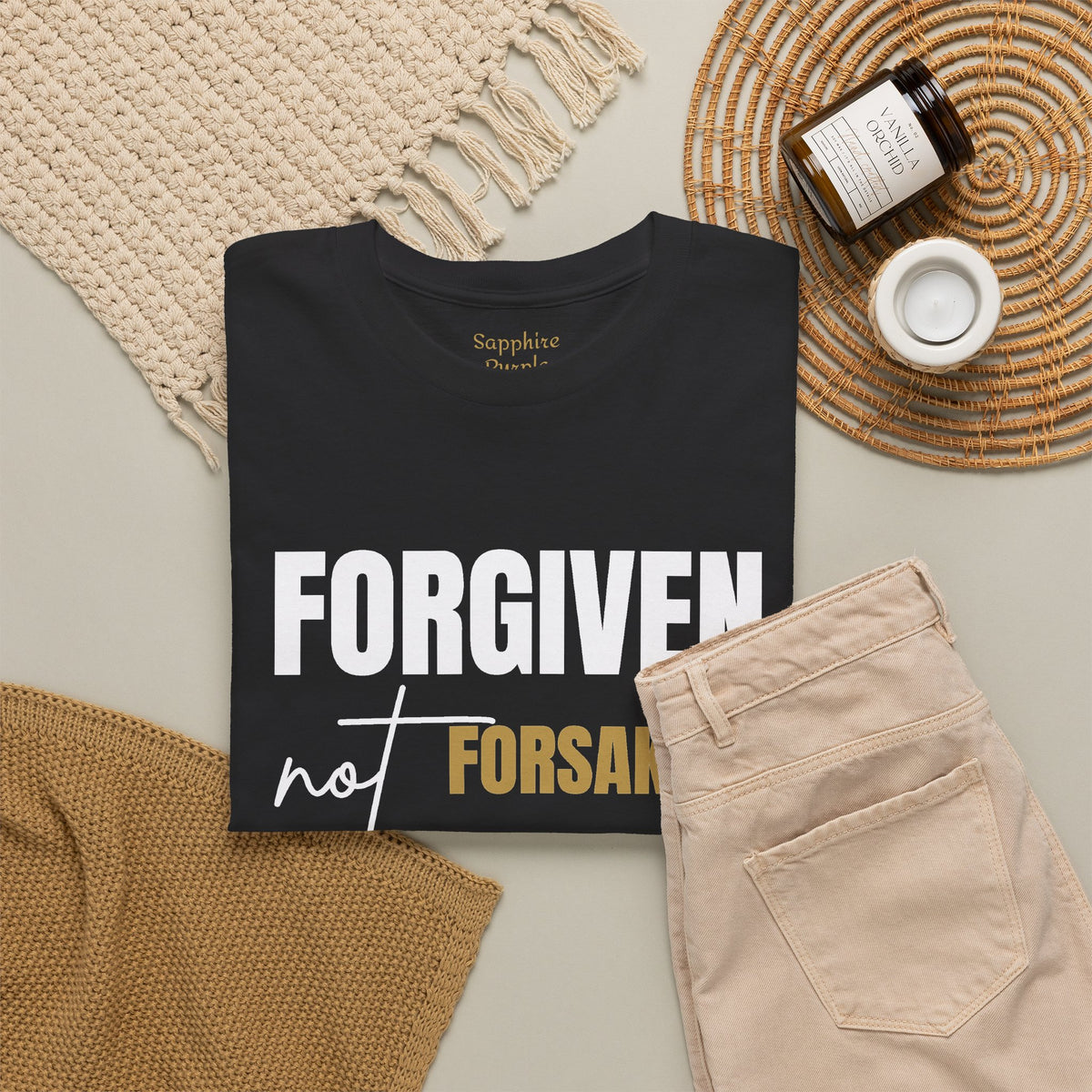 Forgiven Not Forsaken Cotton Tee